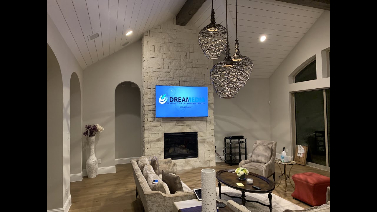 Best TV Wall Mount for Stone Fireplace